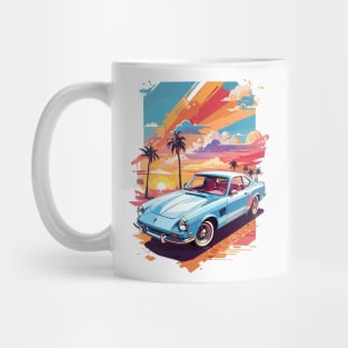 Beach Side Car T-shirt Design Mug